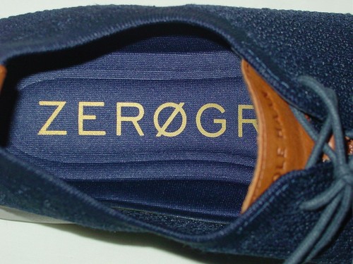 MENS COLE HAAN ZEROGRAND BLUE KNIT LACE OXFORDS SHOES DRESSY COMFORT 13 M $200 - Picture 3 of 9