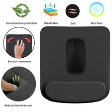 Memory Foam Mouse Pad Wrist Rest-Ergonomic NonSlip Comfort Support for PC Laptop