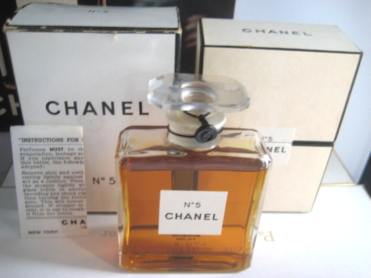 5 60s NewSealed 2 oz Size 5 PARFUM Vintage Chanel No 5 pure