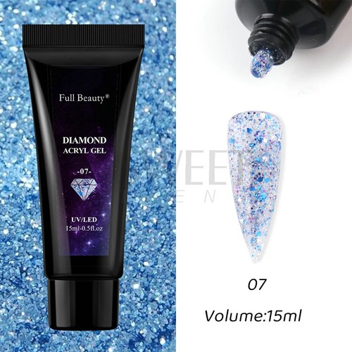 Esmalte de uñas en gel antiadherente de 15 ml 3D construcción rápida en forma de pegamento tallado herramienta hágalo usted mismo - Imagen 46 de 63