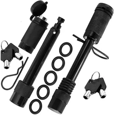 2PK 5/8" Black Trailer Hitch Locking Pin Tow Hitch Receiver Lock 