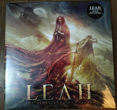 LEAH THE GLORY AND THE FALLEN 2LP GATEFOLD RED VINYL LIMITED TO 250 COPIES