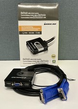 IOGEAR  (GCS42UW6) 2-Ports External KVM switch USB