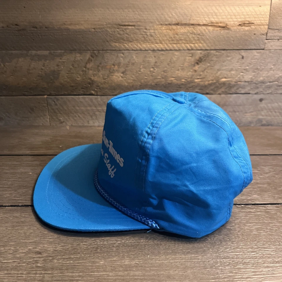 DE COLECCIÓN CHICAGO SUN TIMES Características Personal Periódico SOMBRERO Gorra Ajustable SnapBack Foto 3 de 4