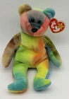 Ty Beanie Baby Garcia Bear Style 4051 Vintage 1995 Tie-Dye Plush w/ Tags