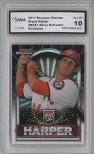 2011 Bowman Chrome Exclusive Topps Value Box Silver Bryce Harper #BCE1 2f4