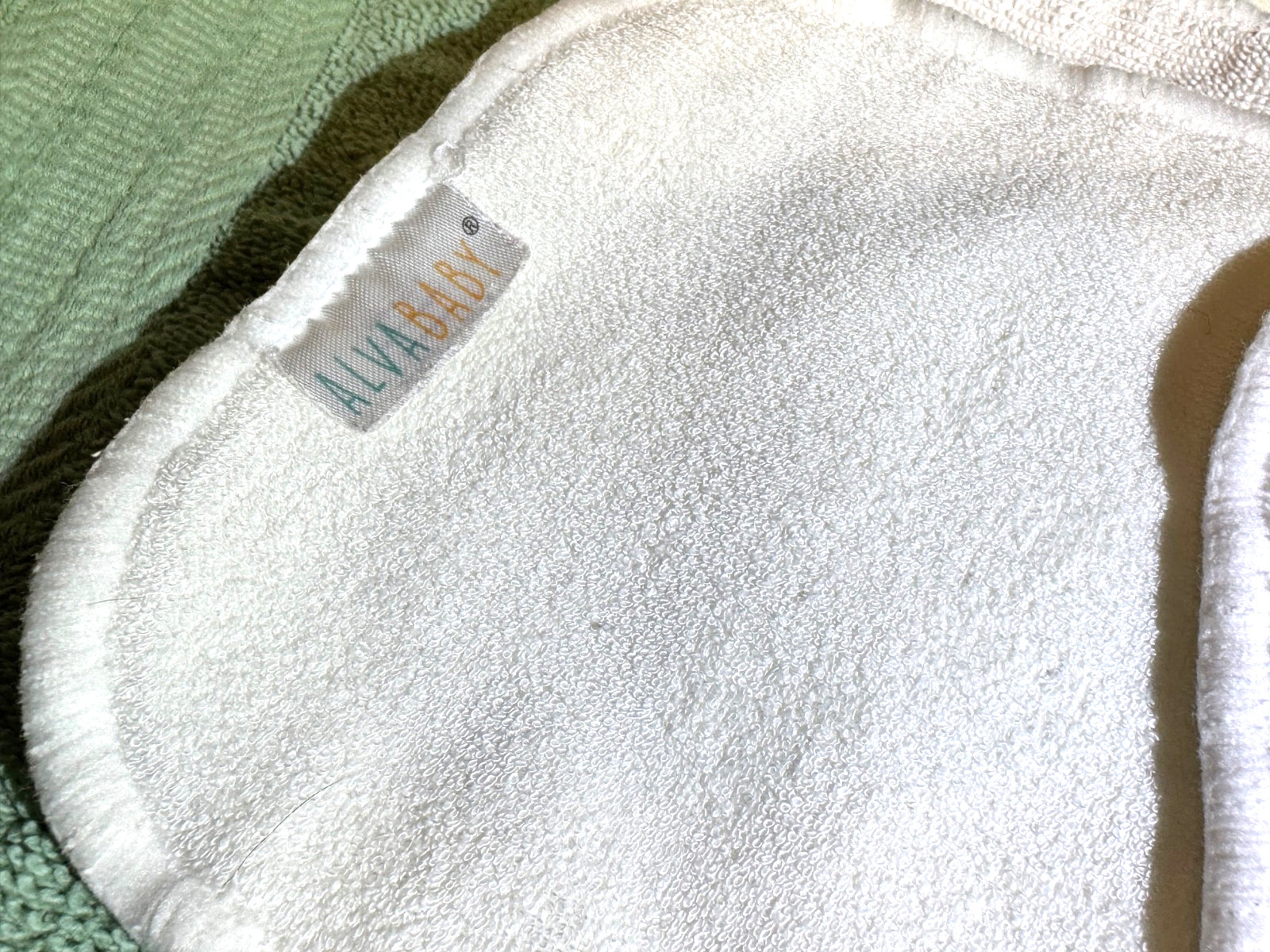 Cloth Diaper Insert Pads Lot of 6 Alvababy White M/L Polyester Hemp/Cotton