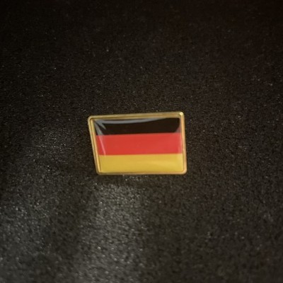 German  / Brooch - Flag Small metal enamel coating set of 2
