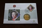 2012 St Helena First Day Cover + Jersey £5 Coin, Diamond Jubilee