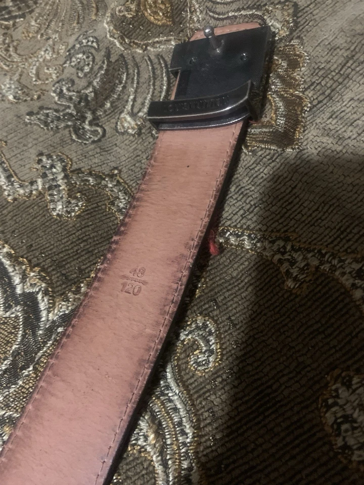 Cinturón para hombre Louis Vuitton 40 mm rojo/marrón Foto 4 de 4