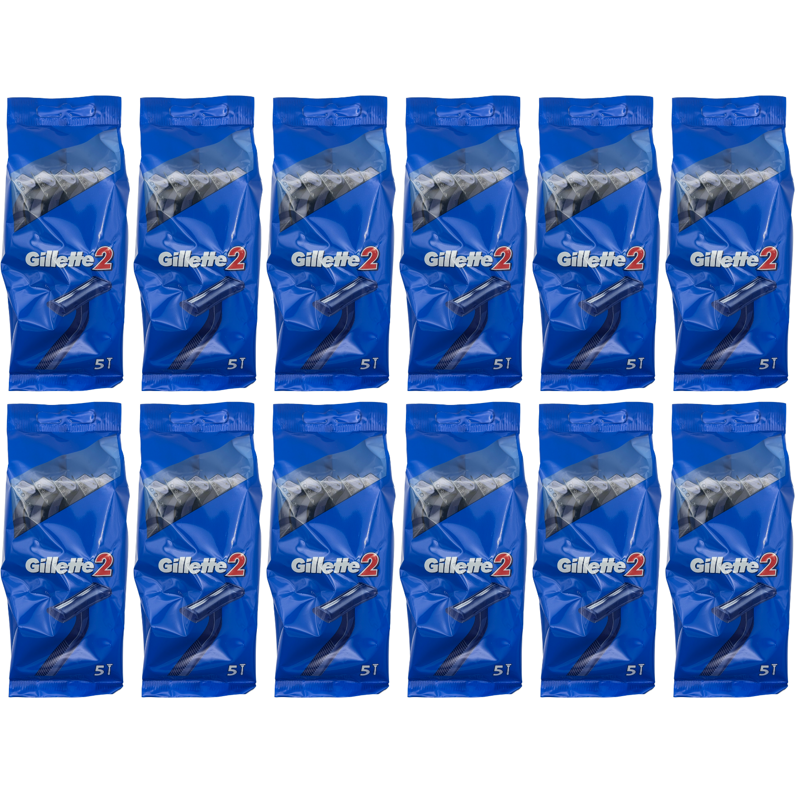 Gillette 2 Men's Disposable Razors 10 Razors Twin Blade - Image 15