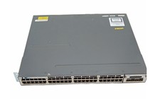 Cisco Catalyst WS-C3750X-48P-S 48-Port PoE Gigabit Switch C3KX-SM-10G
