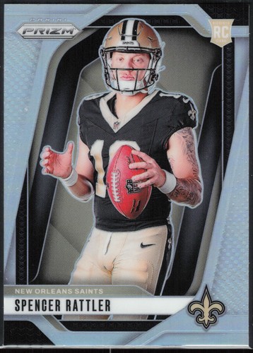 2024 Panini Prizm Spencer Rattler Rookie Variations Silver Prizm #37