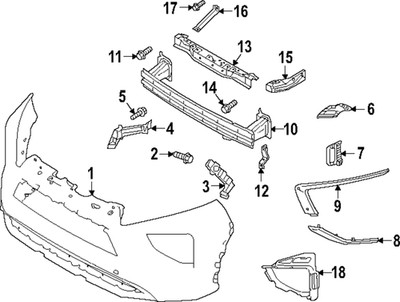 Genuine OEM Upper Bracket 2022-2025 Mitsubishi Eclipse Cross 8301D657