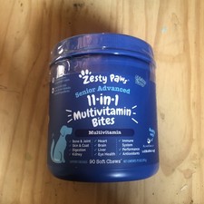 Zesty Paws Advanced 11 in 1 Multivitamin Bites for Dogs Everyday Vitality - 90ct