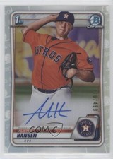 2020 Bowman Chrome Prospect Refractor 370/499 Austin Hansen #CPA-AH Auto w5b