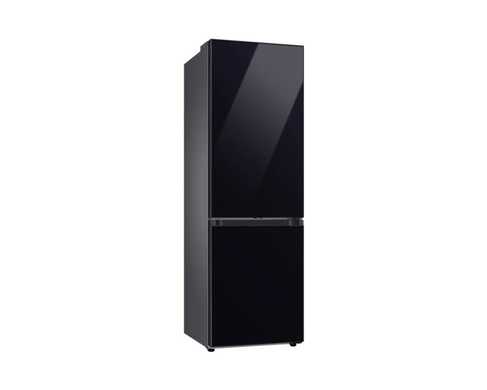 Samsung Fridge-Freezer with Shiny Black Front Panel, Model: RB34A6B2E22