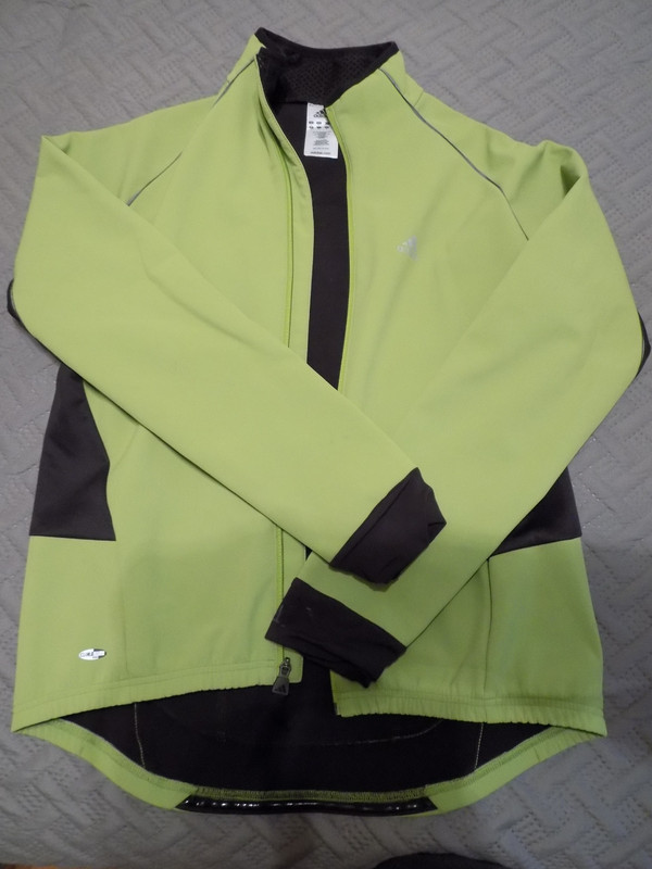 Adidas ClimaWarm Cycling Jacket Mens L  Stretch with fleece  lining