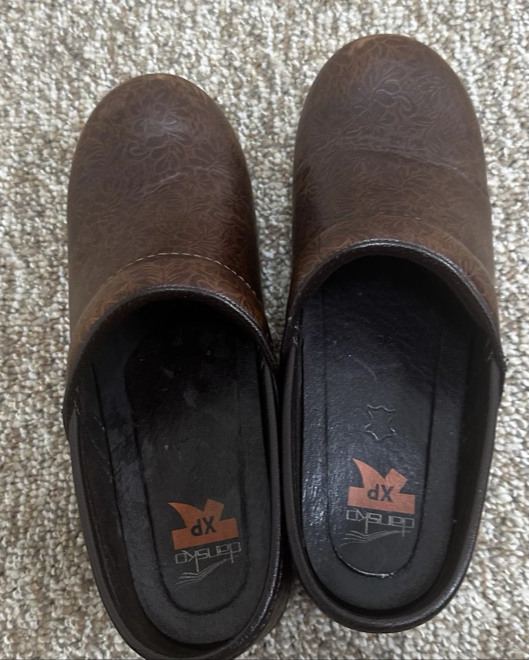 Dansko XP Women Clogs Casual Shoes 38 EU / 7.5-8 Slip On Leather Slip Resistant - Image 2 of 4