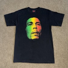 Vintage Zion Bob Marley Redemption Song T Shirt Men s Small Double Sided Print