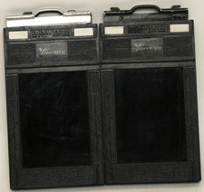 2 - Lisco Regal 2 1/4 X 3 1/4 Cut Sheet Film Holders Near Mint 2 