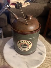 Vintage Standard Oil Co Iso-Vis Motor Oil Can Pour Spout Indiana Petroliana