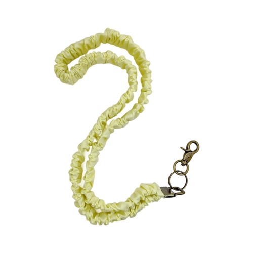Neck Straps Lanyard Fashionable Crinkle Print Elastic Cord with Lobster Clip - Picture 11 of 17