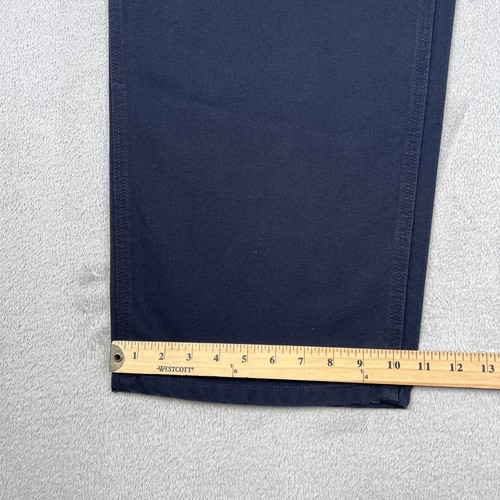 Salopette Carhartt Pantalone Uomo 44x31 Anatra Lavata Lavoro Blu Vestibilità Lavoro Pesante - Foto 5 di 12