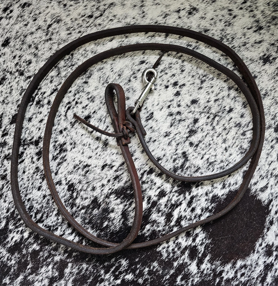 Lot De Rênes En Cuir Brut Et Quirt – Set équitation Mexicain (neuf)