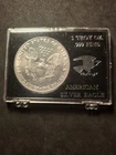 1991 1 troy oz.american silver eagle.uncirculated.