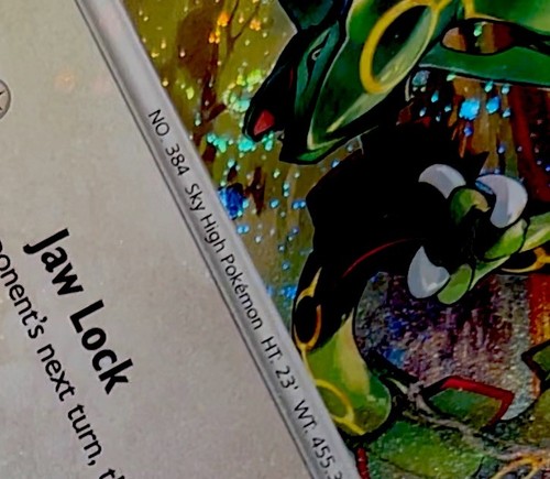 Rayquaza SWSH029 NM Holo Cool Mouth Swirl Foil Bleed Black Star Pokemon Promo! - Picture 2 of 4