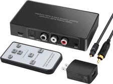 Digital to Analog Audio Converter with Remote, 192KHz/24bit Coaxial... 