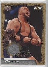 2022 Upper Deck AEW All Elite Wrestling Gold Mat Relics Wardlow #66 0u2j