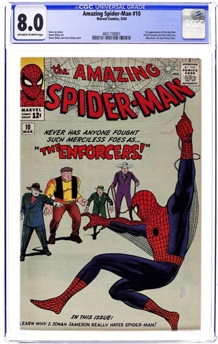 Amazing Spider-Man #10 CGC 8.0 1964 4651739001