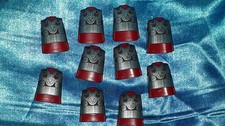 Playmobil Grieche R&ouml;mer 10 x Oberk&ouml;rper rot Panzer Set top
