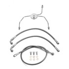 Non ABS Hydraulic Brake Line Kit For Harley Touring 99 07 14