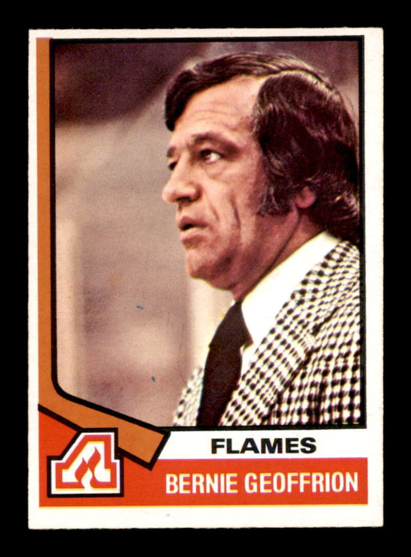 1974 O-Pee-Chee NHL #147 Bernie Geoffrion CO EXMT+ X3340002