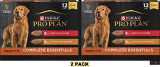 Purina Pro Plan Complete Essentials Entrees Wet Dog Food Variety Pack,24x13-oz