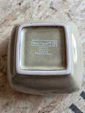 4 Home Trends Rave Taupe 5.5 inch square bowls