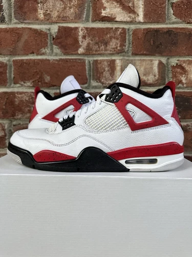 Jordan 4 Retro Red Cement - Size 10.5