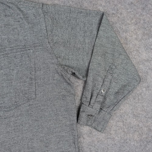 Aerie Shirt Womens XS Gray Button Down Long Sleeve Two Pocket Relaxed Flannel - Picture 4 of 12