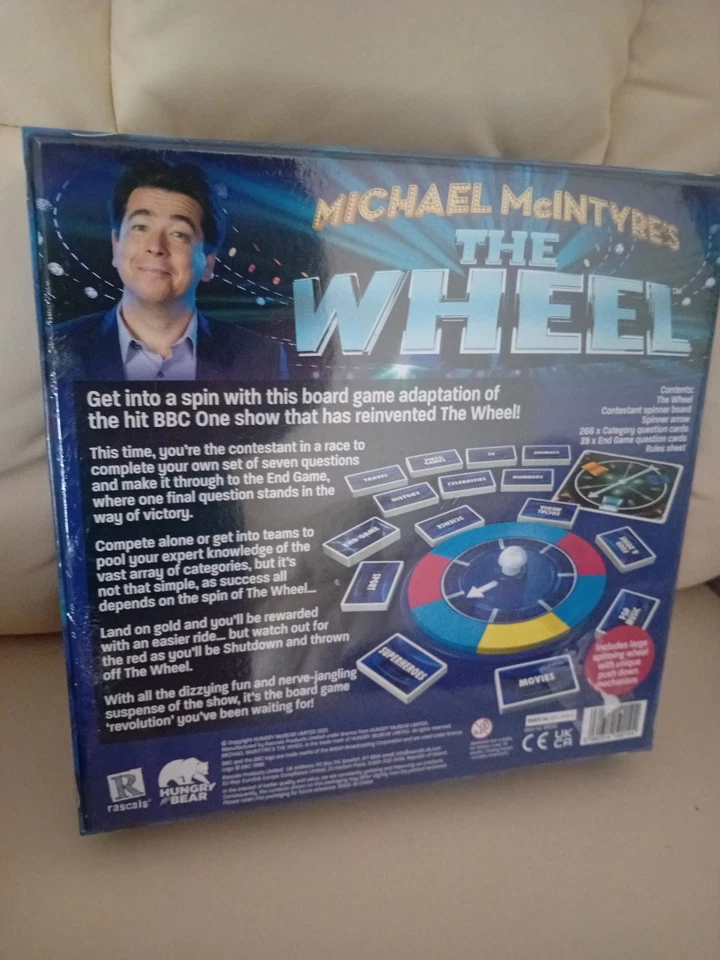 BBC Michael McIntyres's THE WHEEL Board Game- New & Sealed - Image 2 of 2
