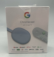 Google Chromecast TV 4K Streaming Device - Sky - Sealed