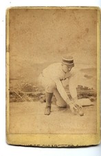 1888 N173 OLD JUDGE baseball Cabinet card Larkins Athletics 273-Unlisted Pose