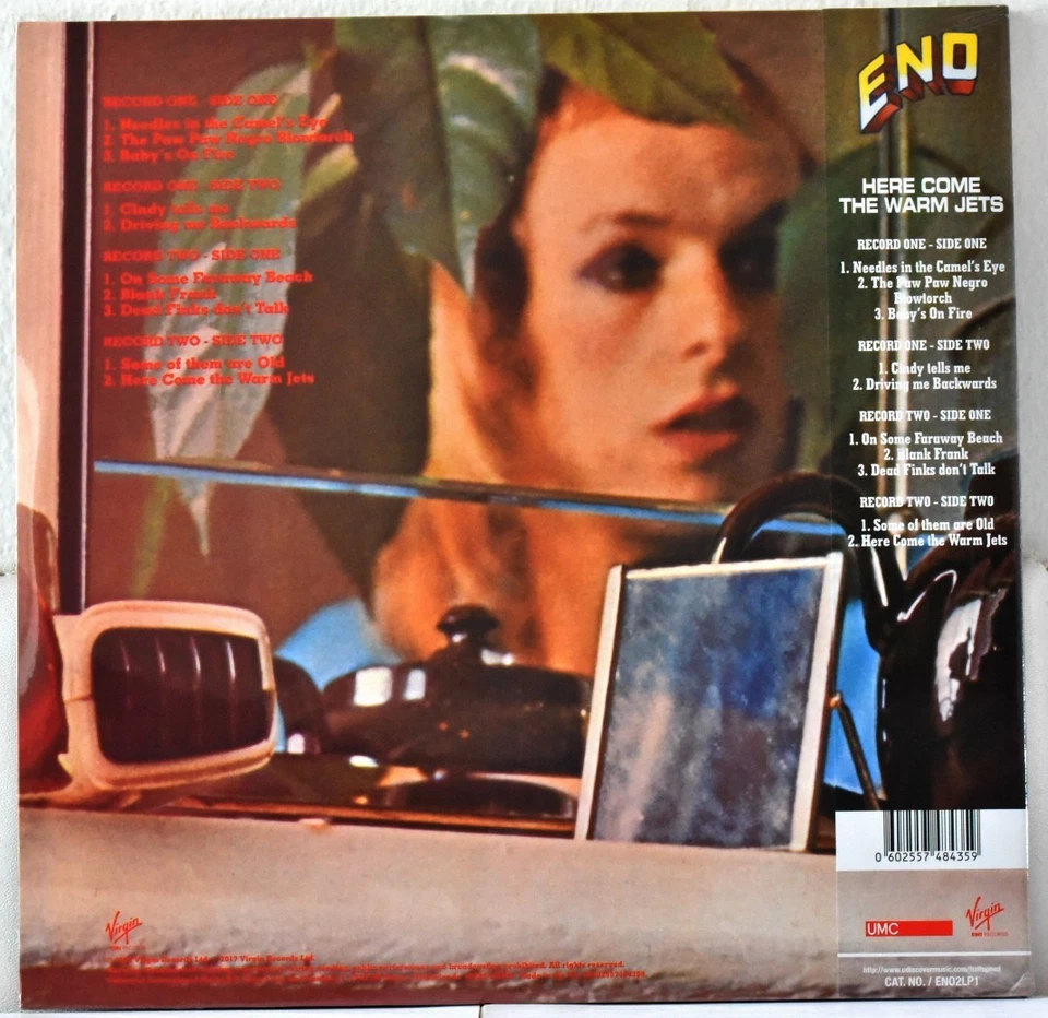 VIRGIN ENO2LP1 BRIAN ENO "Here Come the Warm Jets" #2LP 45rpm 180g Half Speed SS - Image 2 of 2