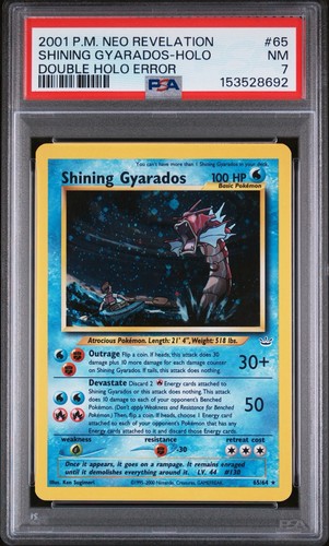 Shining Gyarados (Unlimited) graded PSA 7 for sale on eBay