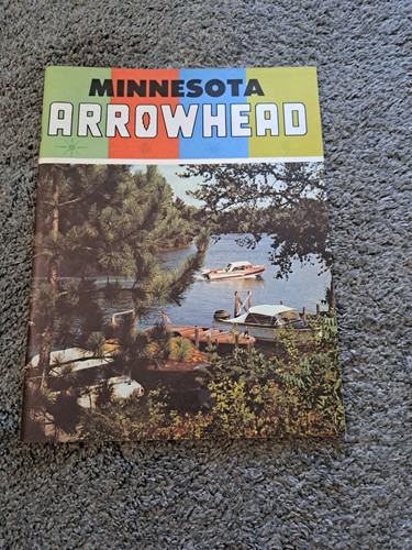 Vintage Travel Guide Minnesota Arrowhead Ely Bemidji Cass Lake Duluth