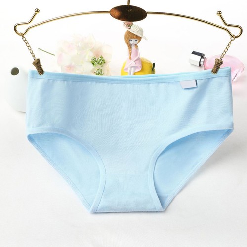 5Pcs Cotton Panties Women Candy Color Hypoallergenic Underwear Xl Random Color - Picture 4 of 7