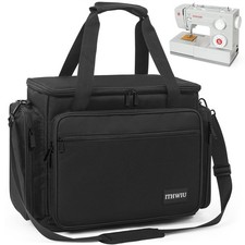 Sewing Machine Carrying Case with Multiple Storage Pockets for Accessories, U...