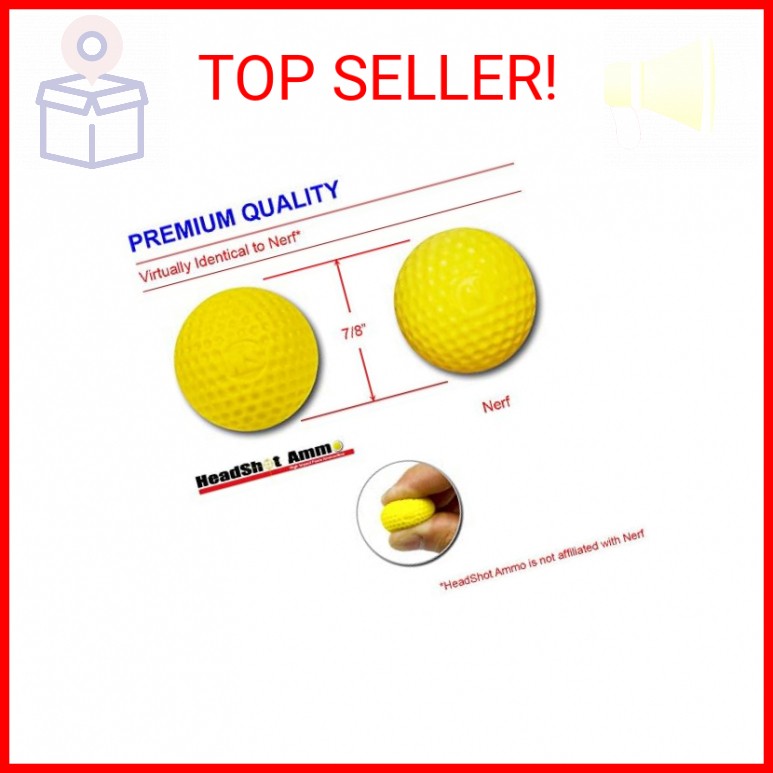 Toy Gun Foam Balls For Refill Pack Of Bullets Compatible With Nerf